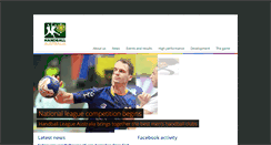 Desktop Screenshot of handballaustralia.org.au